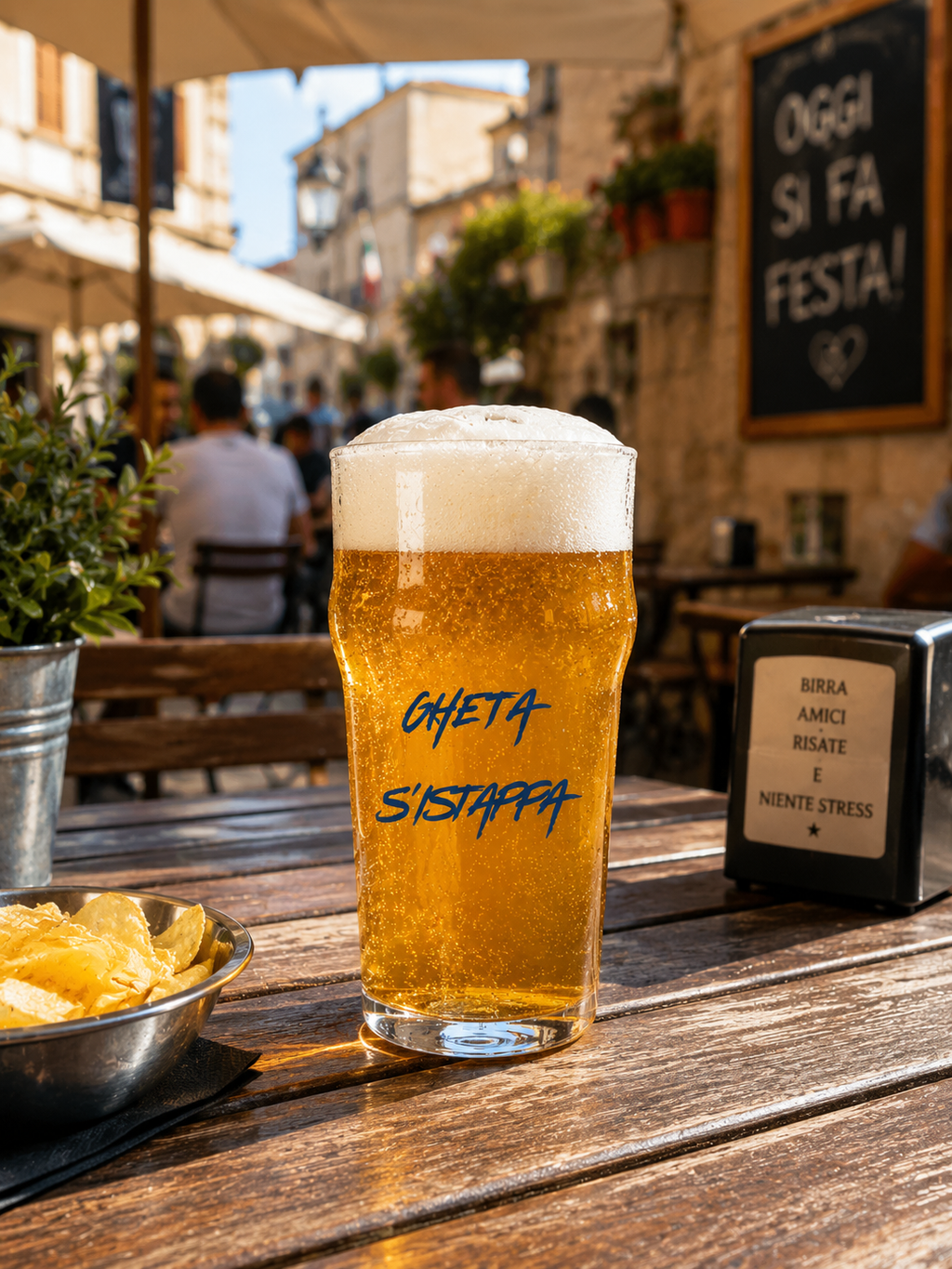 Bicchiere Birra 0.4 "Gheta s'istaffa"