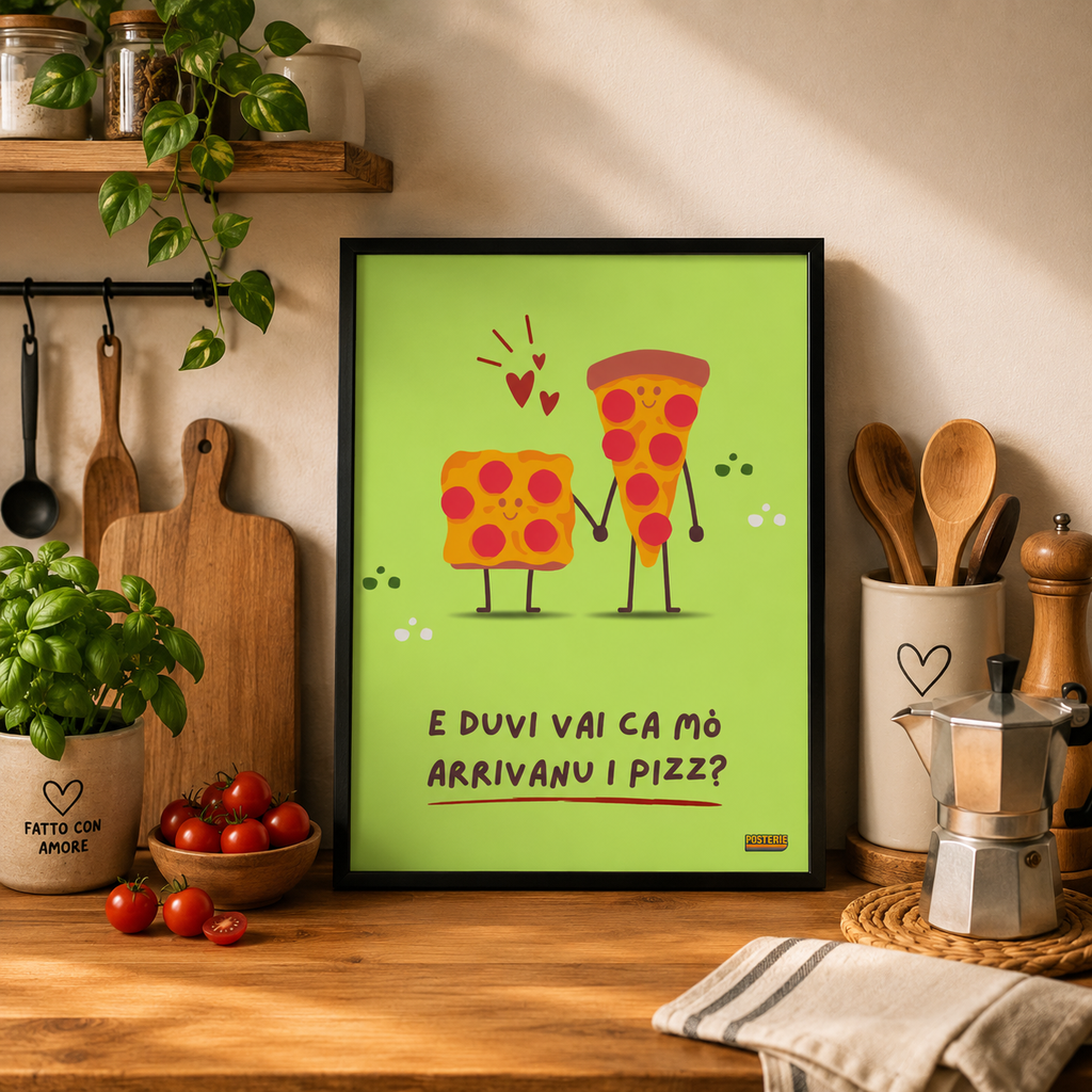 E duvi vai ca mò arrivanu i pizz